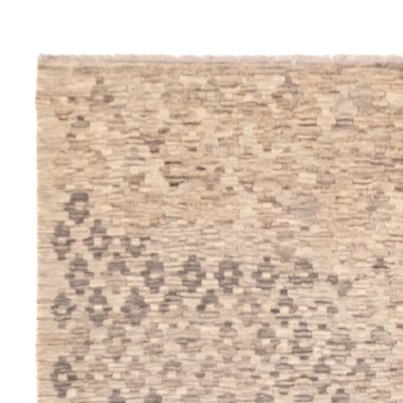 Kelim Modern Teppich 177x250cm - dunkelbeige