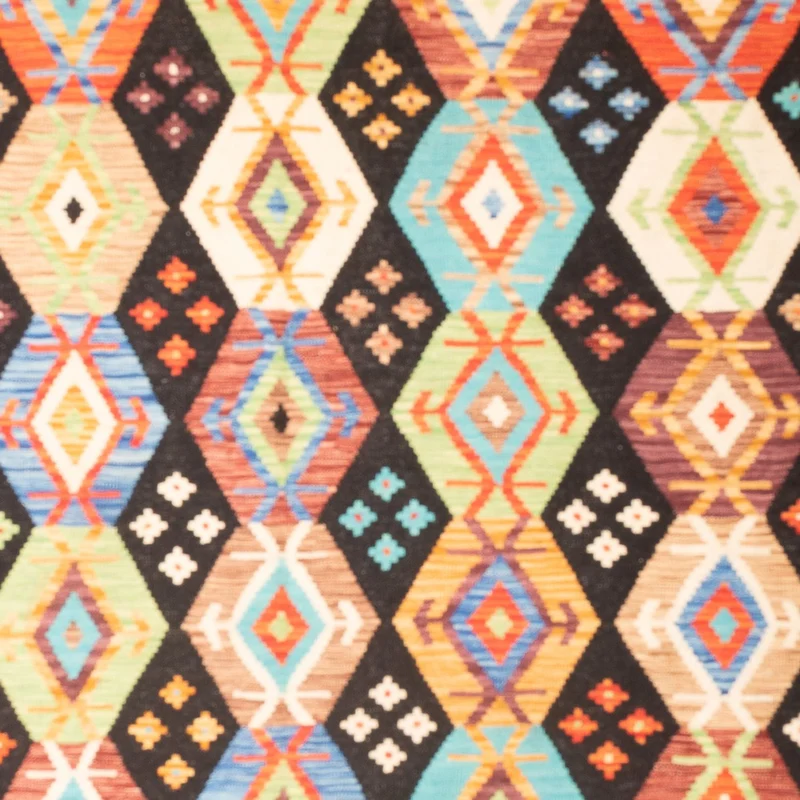 Kelim Afghan Teppich 179x262cm - mehrfarbig