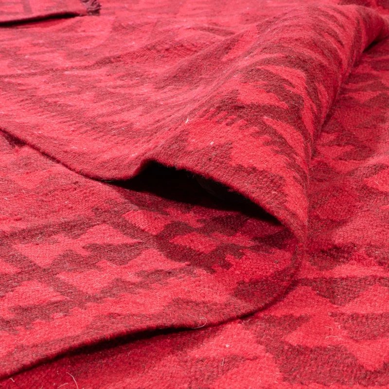 Kelim Modern Teppich 193x291cm - rot