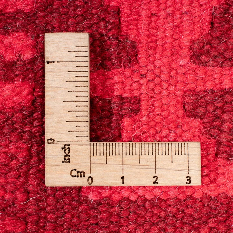 Kelim Modern Teppich 193x291cm - rot