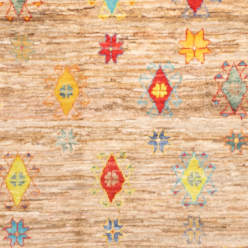 Berber Teppich 176x237cm - Wollteppich - mehrfarbig