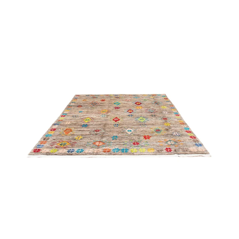 Berber Teppich 176x237cm - Wollteppich - mehrfarbig