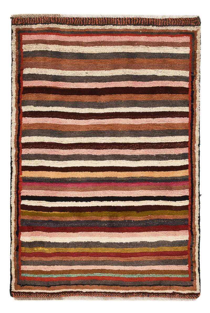 Gabbeh Persisch Teppich 73x109cm - Perserteppich Wollteppich - mehrfarbig