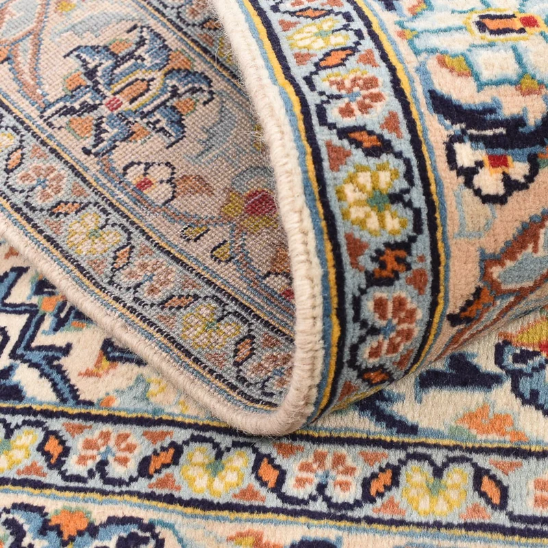 Perserteppich - Keshan - 95 x 147 cm - hellbeige