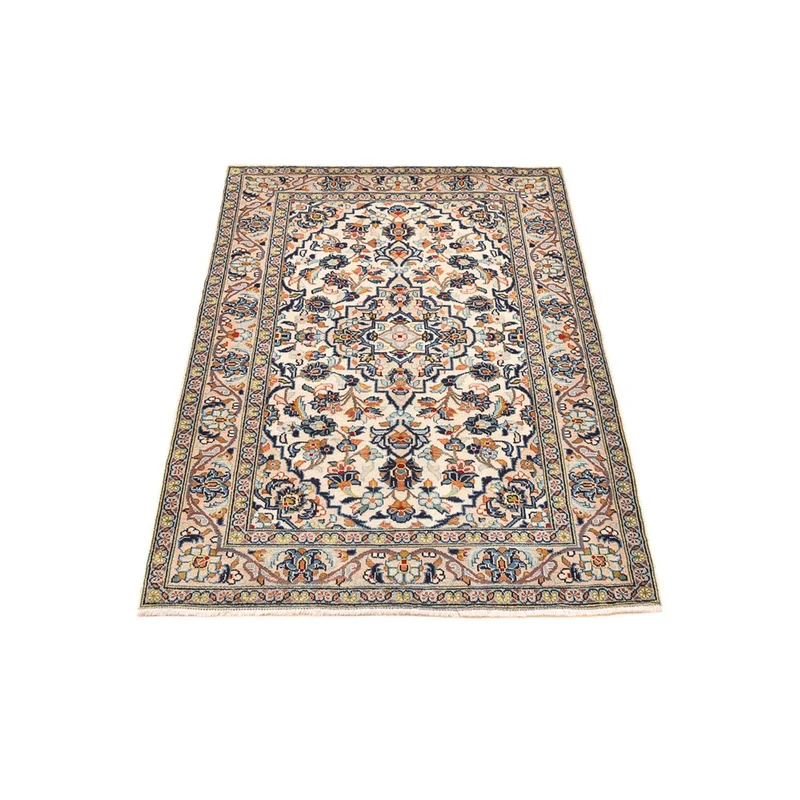 Perserteppich - Keshan - 95 x 147 cm - hellbeige