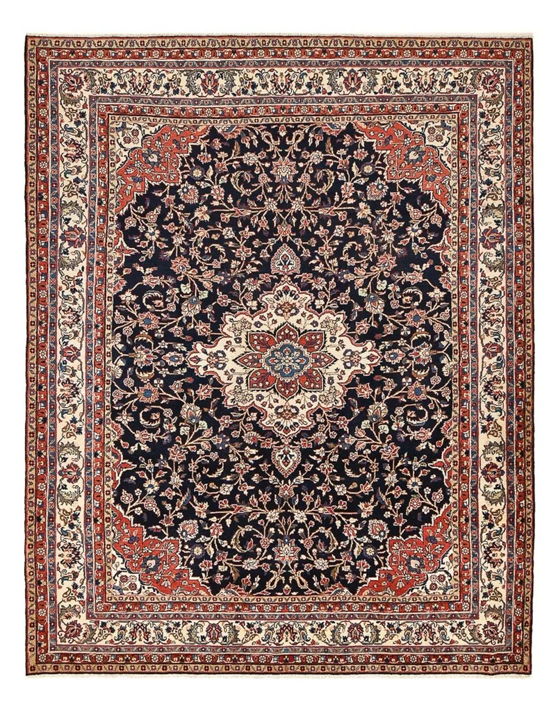 Mehraban Teppich 268x337cm - Perserteppich - dunkelrot