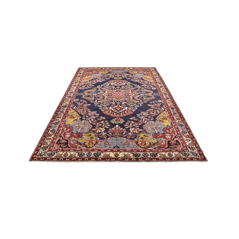 Sarough Teppich 215x311cm - Perserteppich - dunkelblau