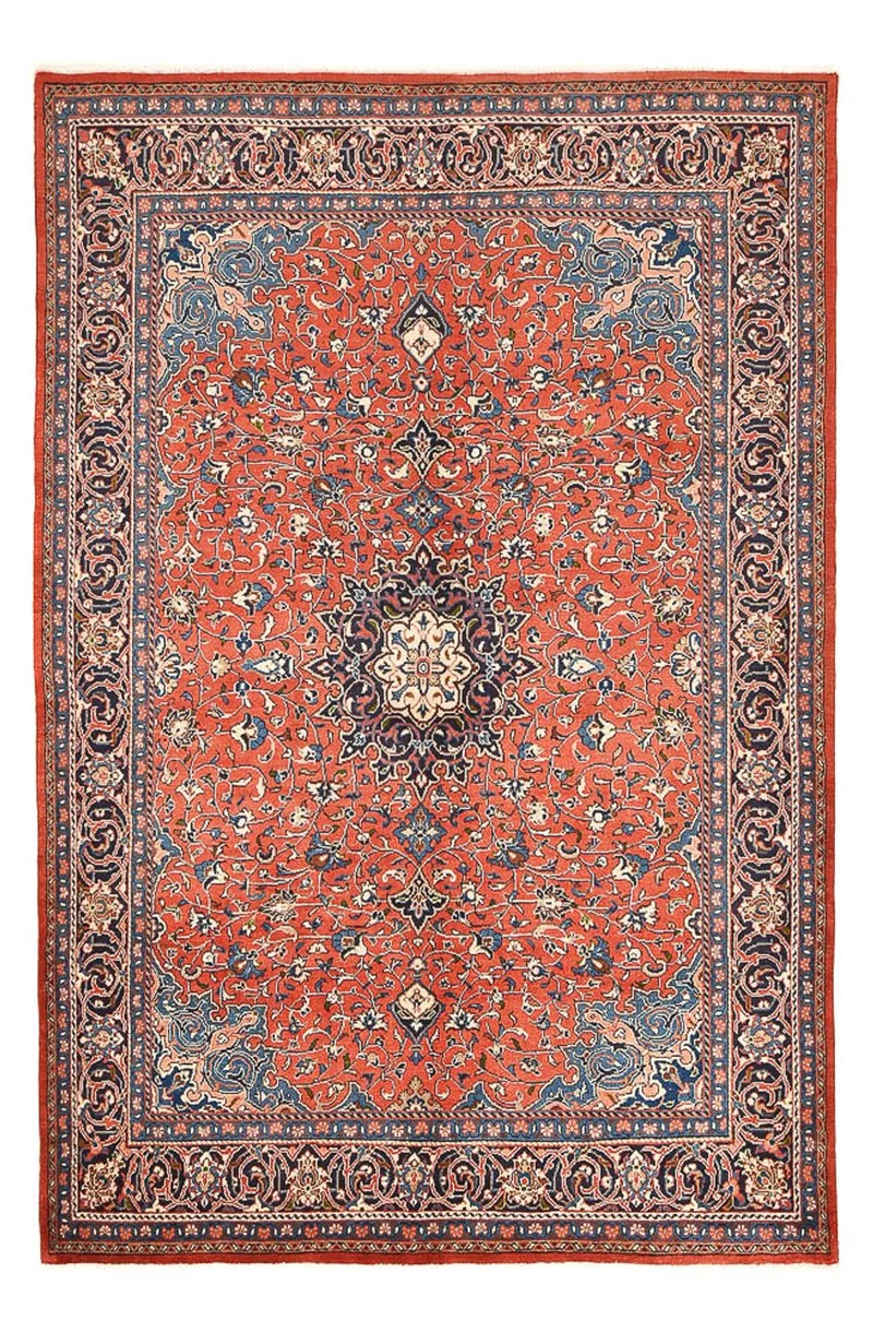 Mahal Teppich 206x317cm - Perserteppich - hellrot