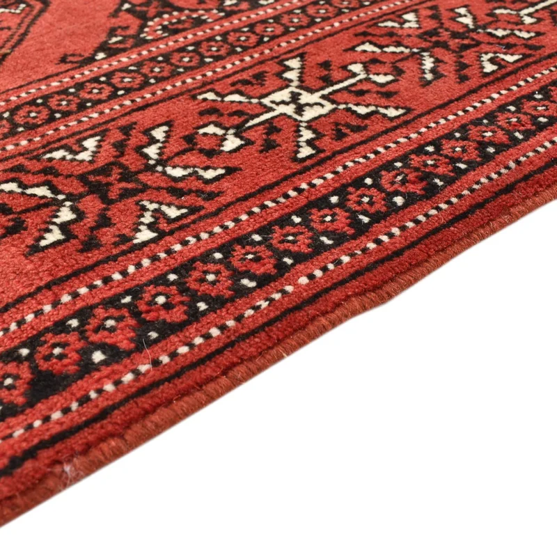 Turkaman Teppich 98x376cm - Orientteppich - rot