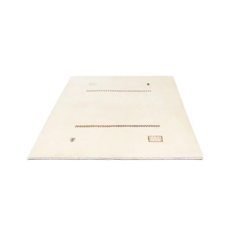 Gabbeh Teppich - Loribaft Softy - 120 x 174 cm - beige