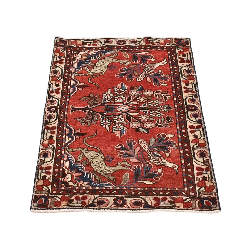 Perserteppich - Nomadic - 67 x 108 cm - rot