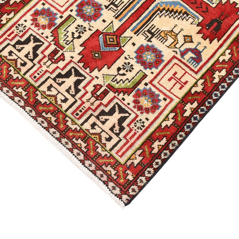 Perserteppich - Nomadic - 60 x 100 cm - mehrfarbig