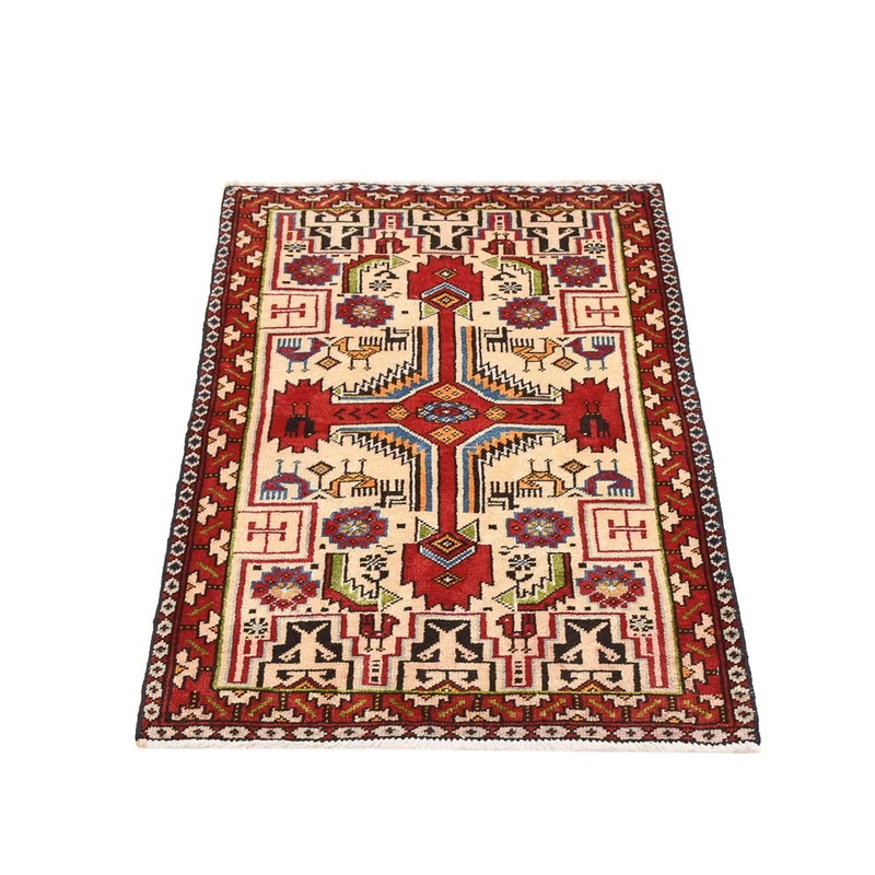 Perserteppich - Nomadic - 60 x 100 cm - mehrfarbig