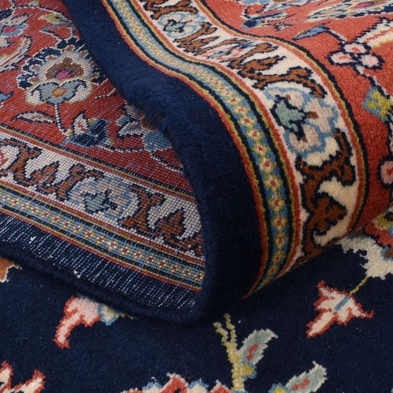 Maschad Teppich 184x255cm - Perserteppich - dunkelblau