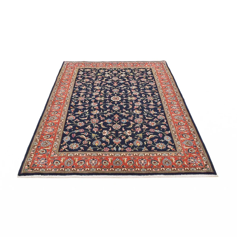 Maschad Teppich 184x255cm - Perserteppich - dunkelblau