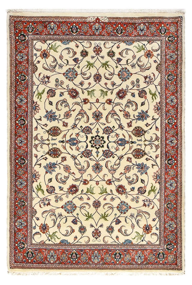 Golpayegan Teppich 140x207cm - Perserteppich - mehrfarbig