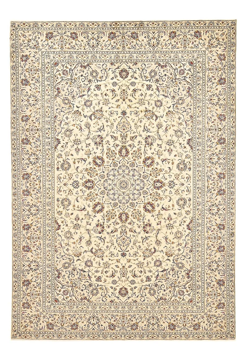 Keshan Teppich 235x349cm - Perserteppich - sand