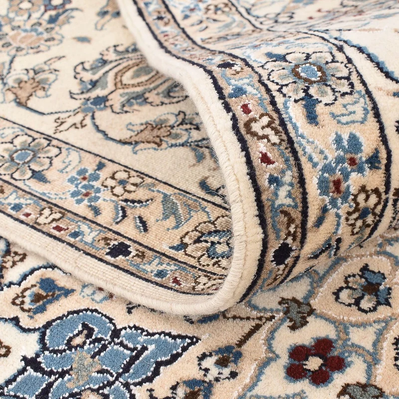 Perserteppich - Nain - 244 x 343 cm - hellbeige