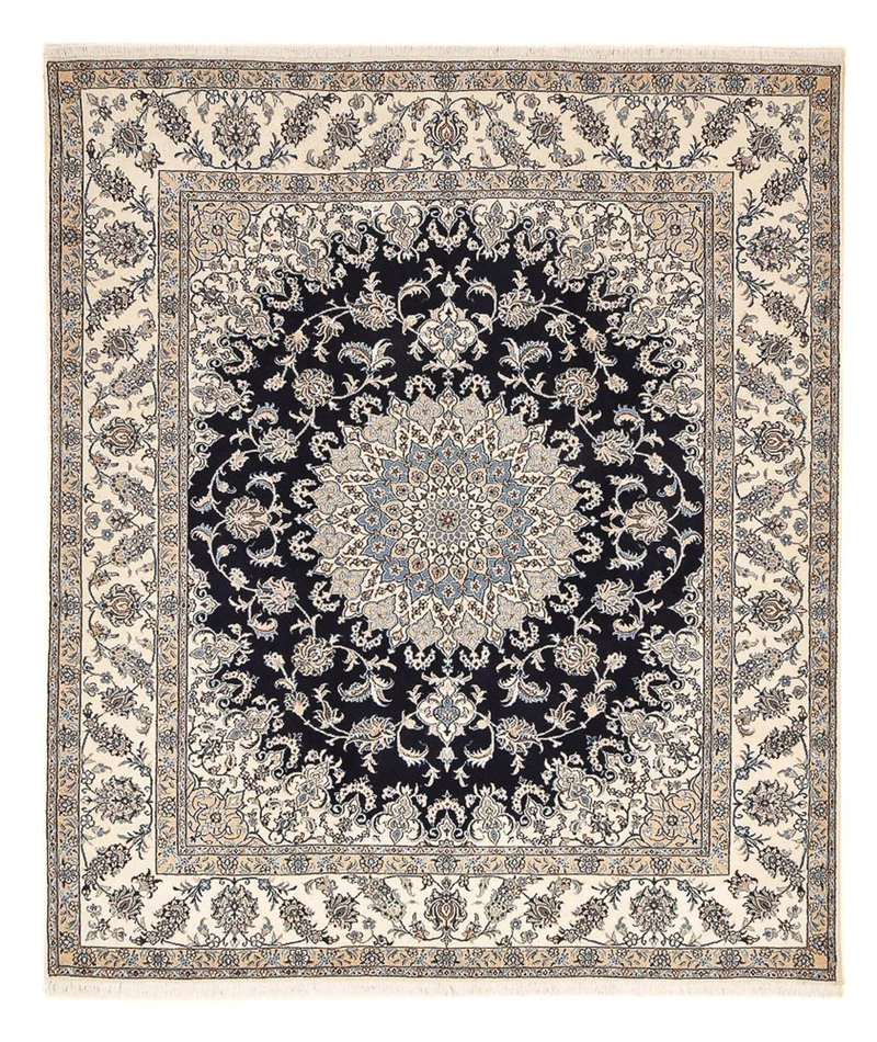 Nain - 12La Teppich 243x292cm - Perserteppich - dunkelblau