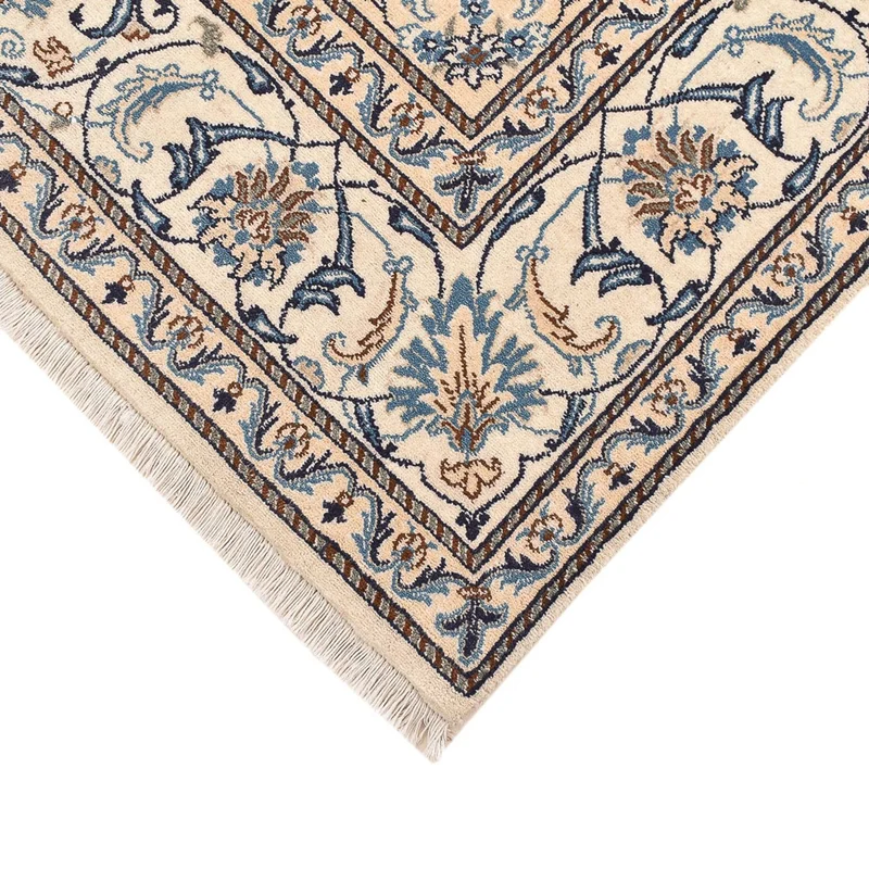 Nain - 12La Teppich 200x208cm - Perserteppich - dunkelblau