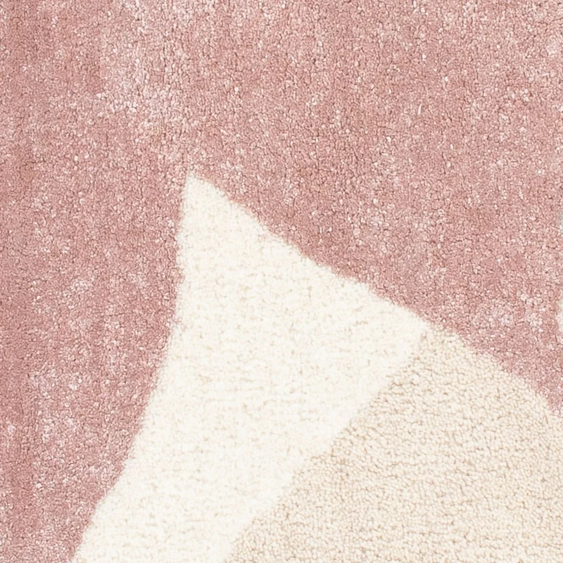 Wollteppich quadratisch - 62 x 63 cm - mehrfarbig