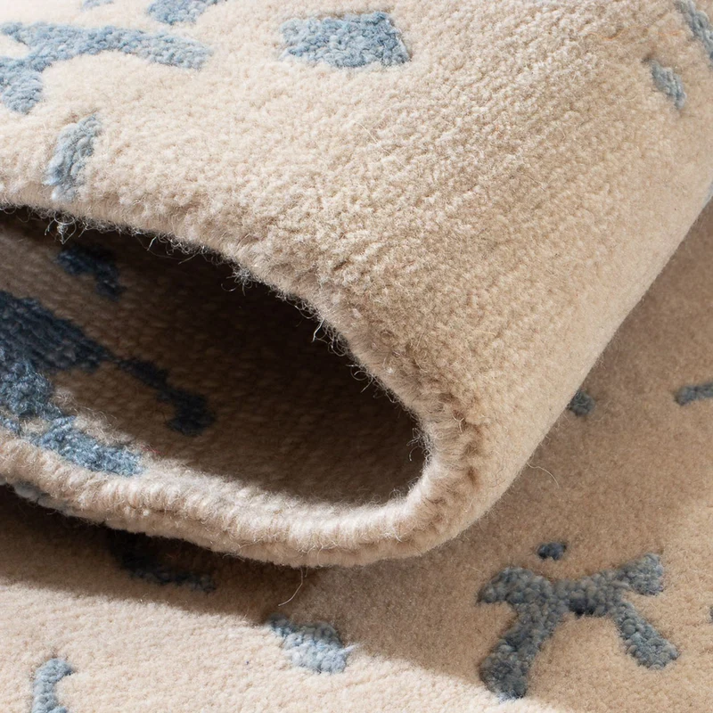 Designer Teppich 64x82cm - mehrfarbig