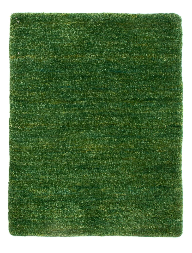Gabbeh Teppich Indus 40x60cm - Wollteppich - grün