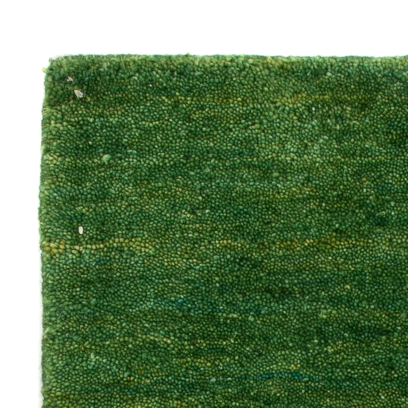 Gabbeh Teppich Indus 40x60cm - Wollteppich - grün