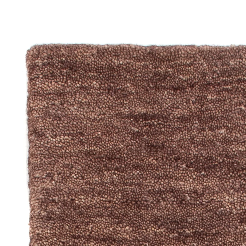 Gabbeh Teppich Indus 40x60cm - Wollteppich - braun