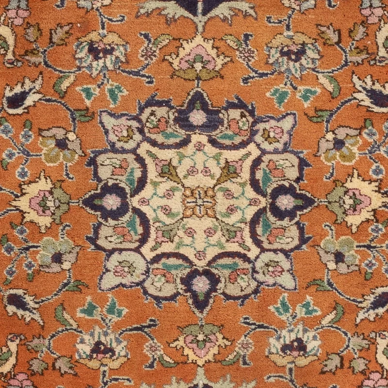 Ardebil Teppich 102x135cm - Perserteppich - terrakotta