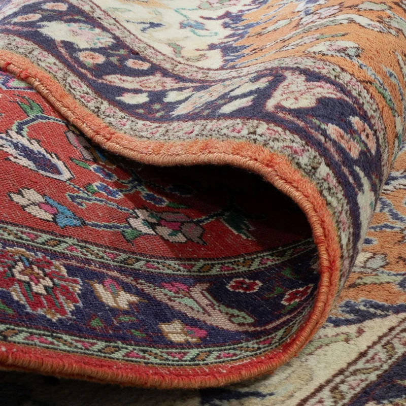 Ardebil Teppich 102x135cm - Perserteppich - terrakotta