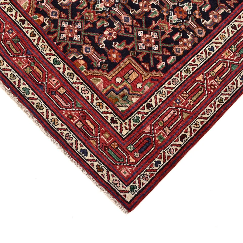 Hamadan Teppich 120x403cm - Perserteppich - hellrot