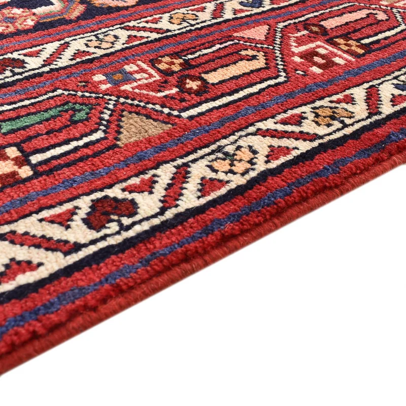 Hamadan Teppich 120x403cm - Perserteppich - hellrot