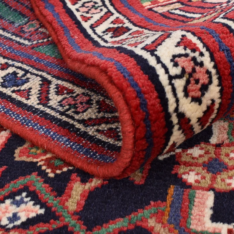 Hamadan Teppich 120x403cm - Perserteppich - hellrot