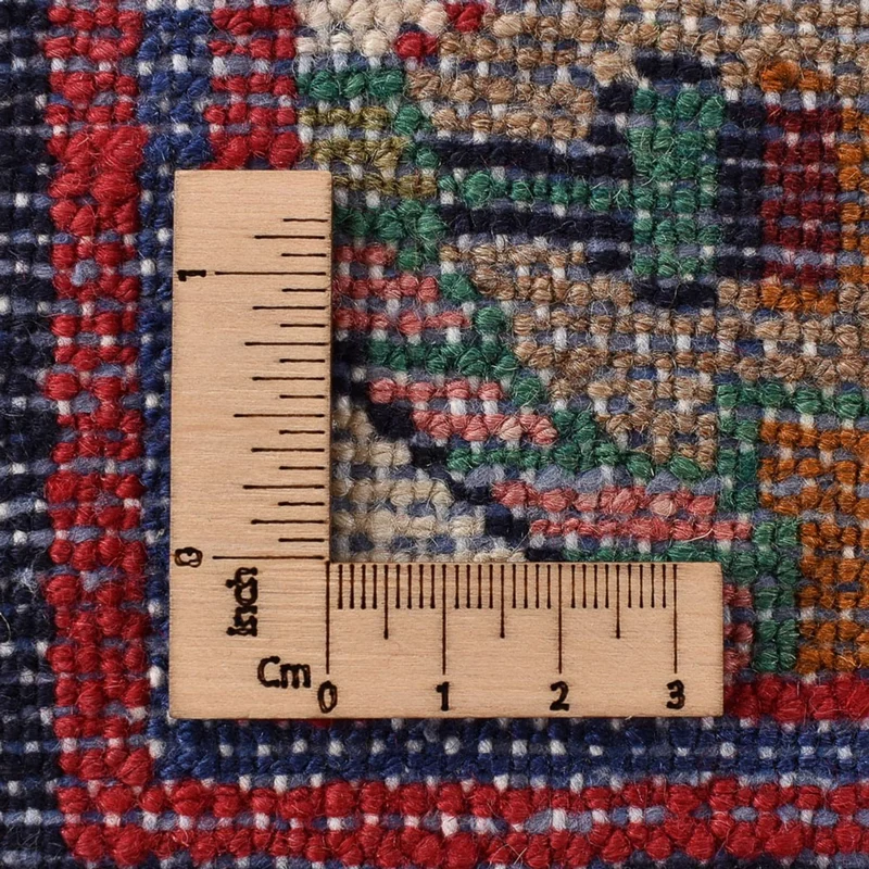 Hamadan Teppich 120x403cm - Perserteppich - hellrot