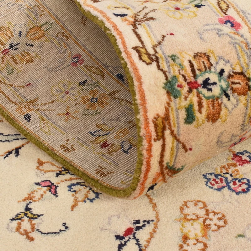 Läufer Perser - Keshan - 98 x 385 cm - beige