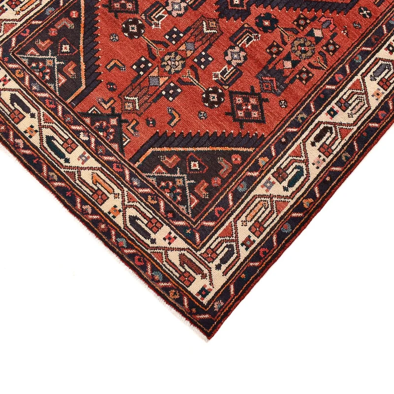 Hamadan Teppich 108x388cm - Perserteppich - rot