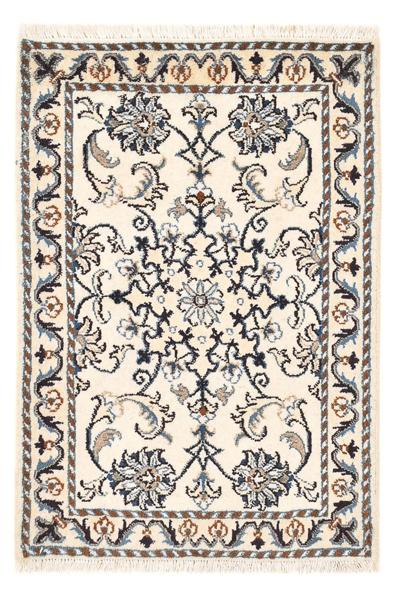 Nain - 12La Teppich 58x88cm - Perserteppich - creme