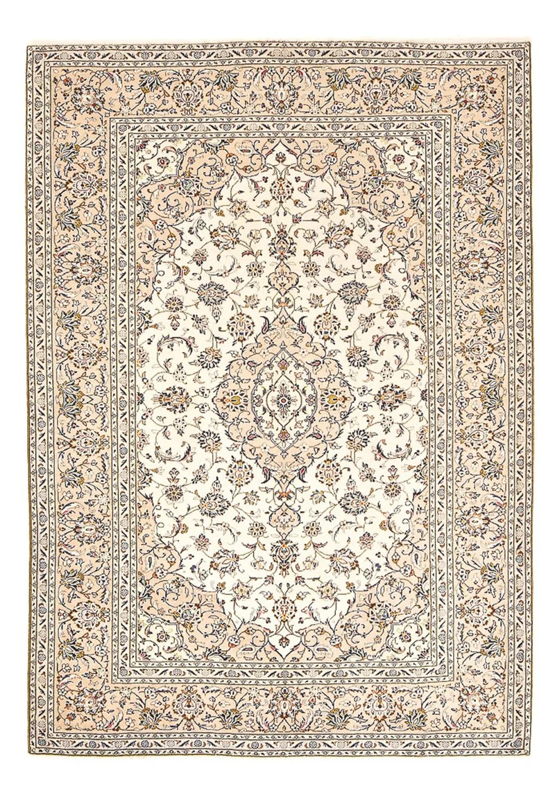 Keshan Teppich 205x290cm - Perserteppich - beige
