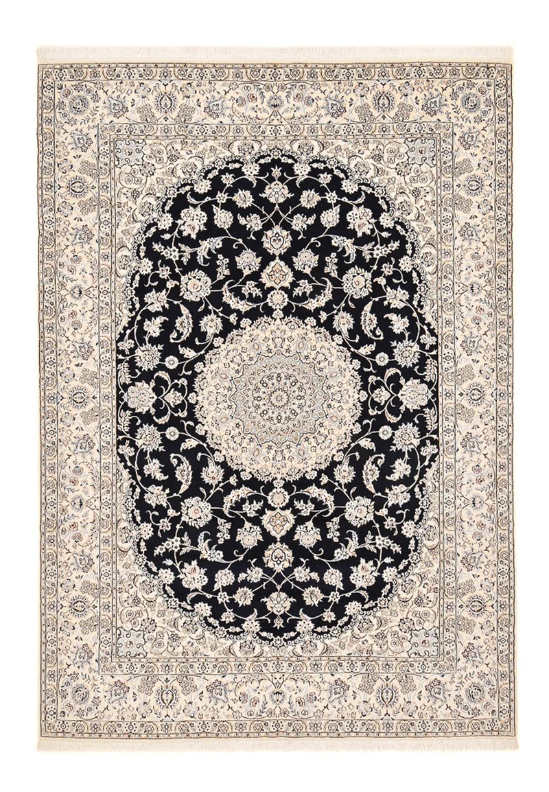 Nain - 9La Teppich 251x356cm - Perserteppich - dunkelblau