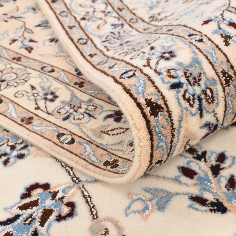 Nain - 6La Teppich 205x297cm - Perserteppich - weiß