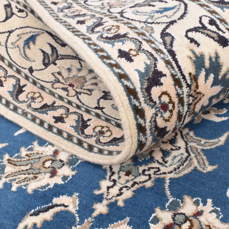 Perserteppich - Nain - 150 x 205 cm - blau