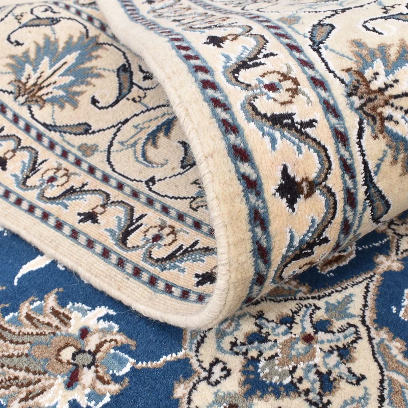 Perserteppich - Nain - 155 x 202 cm - dunkelblau