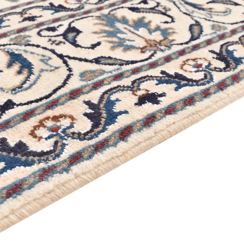 Nain - 12La Teppich 147x197cm - Perserteppich - hellbeige