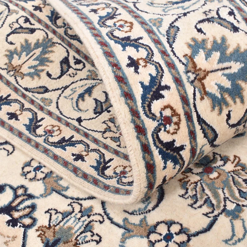 Nain - 12La Teppich 147x197cm - Perserteppich - hellbeige