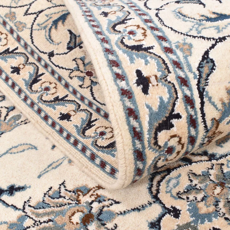 Perserteppich - Nain - 146 x 209 cm - hellbeige
