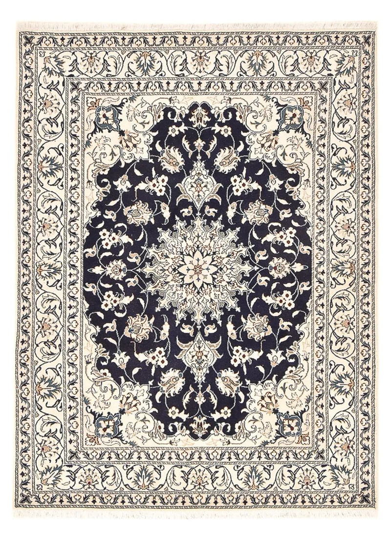 Nain - 12La Teppich 149x207cm - Perserteppich - dunkelblau