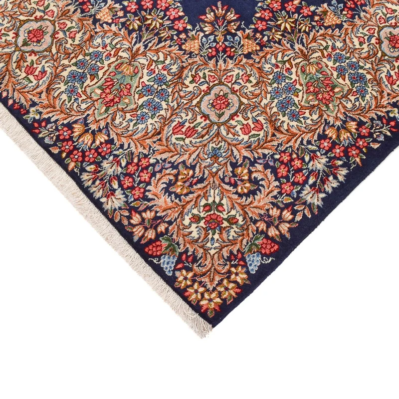 Rafsanjan Teppich 150x243cm - Perserteppich - blau