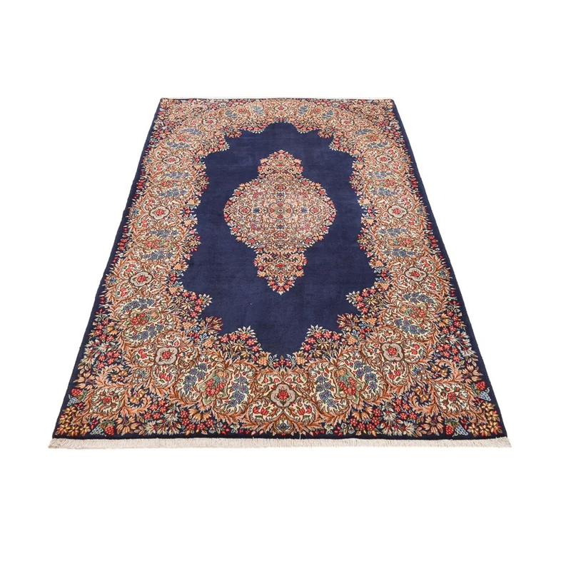 Rafsanjan Teppich 150x243cm - Perserteppich - blau