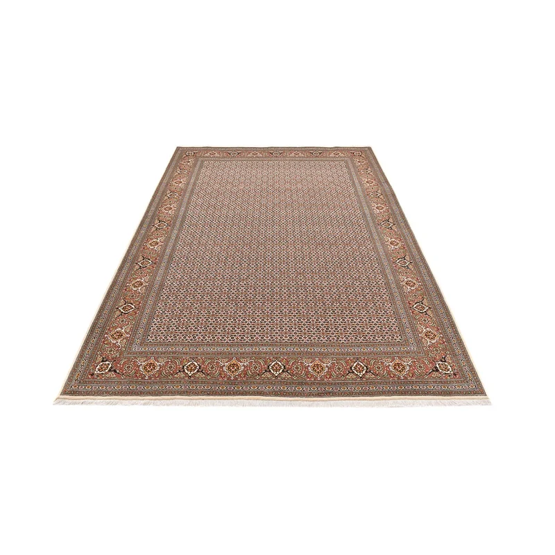 Täbriz - 50 Raj Teppich 184x284cm - Perserteppich - dunkelbeige